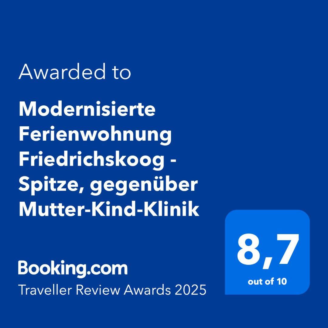 Modernisierte Ferienwohnung Friedrichskoog - Spitze, Gegenueber Mutter-Kind-Klinik Ngoại thất bức ảnh